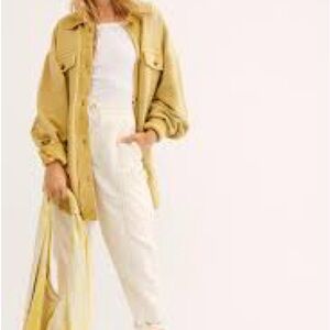 Free People mustard yellow Ruby Jacket